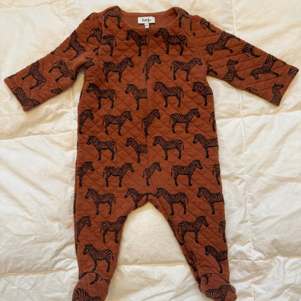 Natalys 6 month quilted onsie